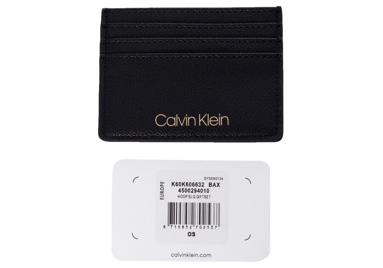 Dovanų rinkinys (piniginė + raktų pakabukas) Calvin Klein PREZENT HOOP SLG GIFTSET BLACK K60K606632 BAX 36477 kaina ir informacija | Piniginės, kortelių dėklai moterims | pigu.lt