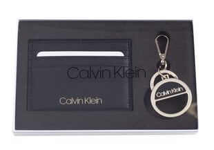 Подарочный комплект (кошелек + брелок) Calvin Klein PREZENT HOOP SLG GIFTSET BLACK K60K606632 BAX 36477 цена и информация | Женские кошельки, держатели для карточек | pigu.lt