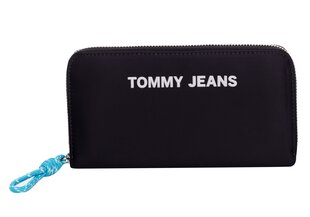 Moteriška piniginė Tommy Hilfiger TJW NAUTICAL MIX LRG WALLET NYL BLACK AW0AW08414 0F4 37521 kaina ir informacija | Piniginės, kortelių dėklai moterims | pigu.lt