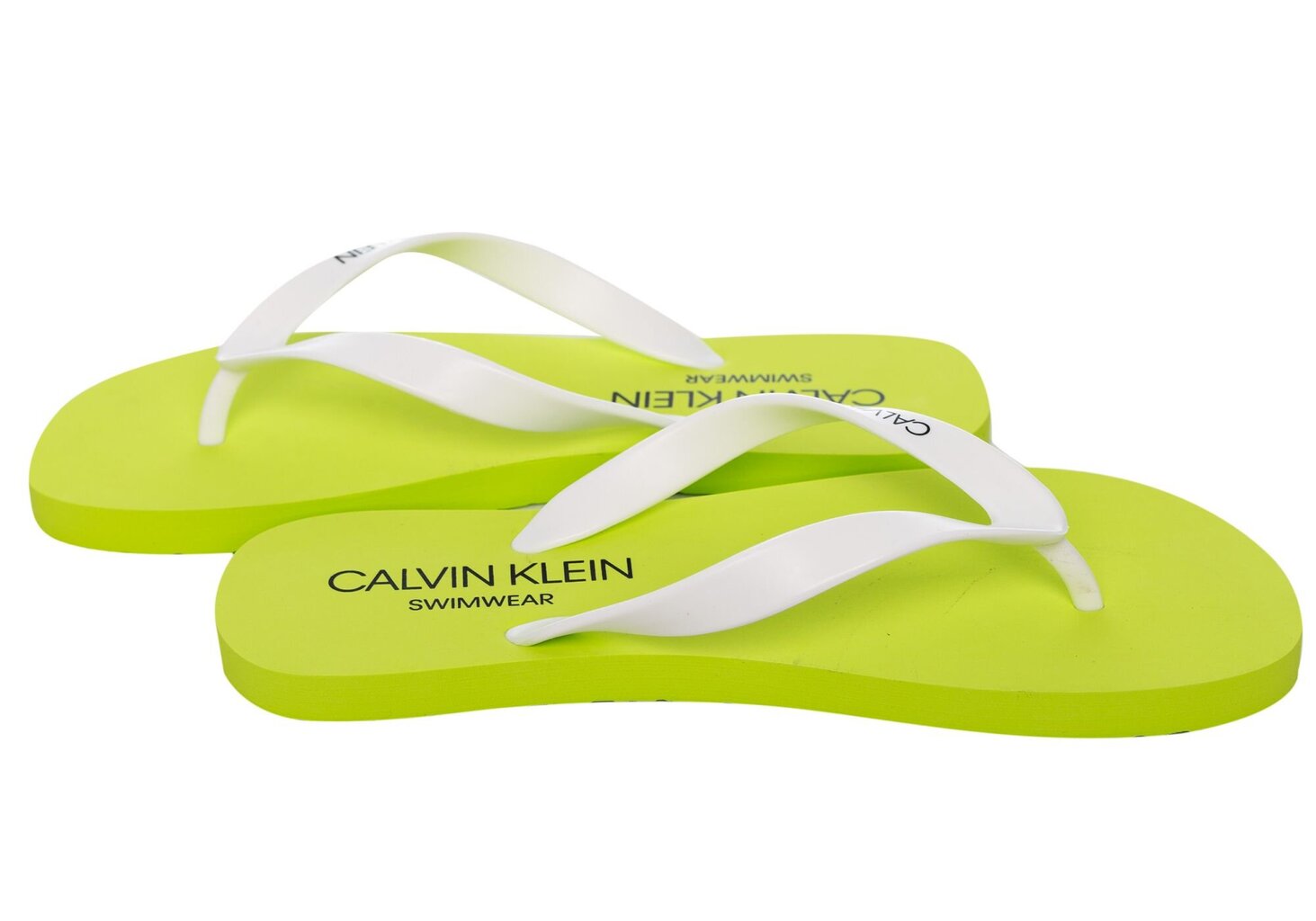 Calvin Klein šlepetės vyrams KM0KM00497, žalios цена и информация | Vyriškos šlepetės, basutės | pigu.lt