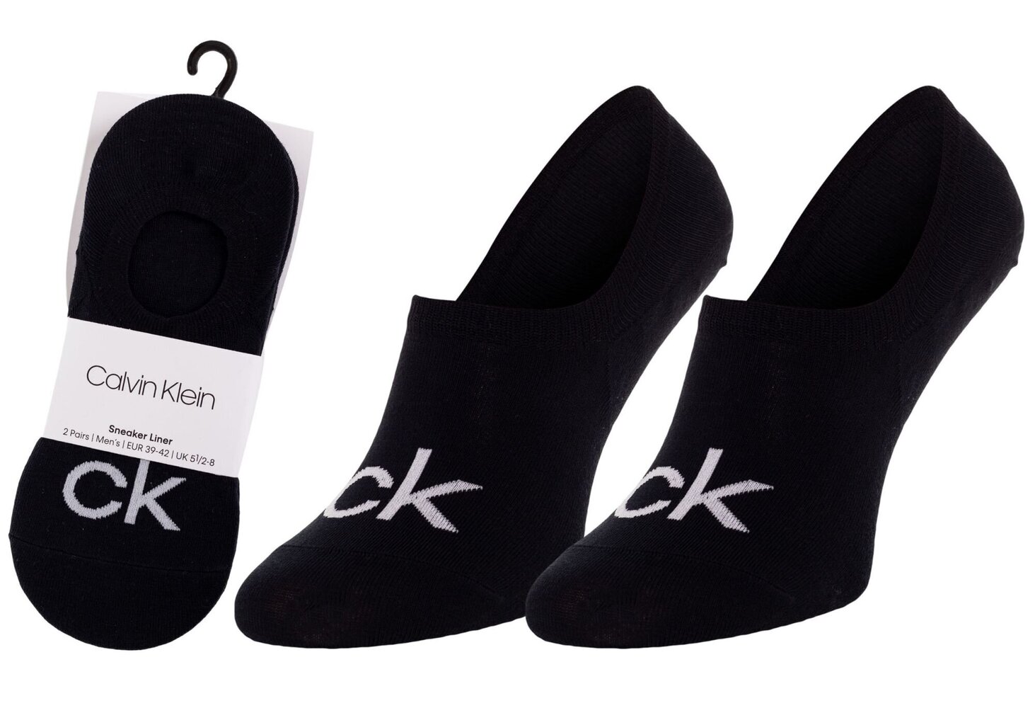 Vyriškos kojinės-pėdutės Calvin Klein, 2 poros, 100001867 001 17039 kaina ir informacija | Vyriškos kojinės | pigu.lt