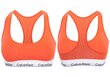 Moteriška sportinė liemenėlė Calvin Klein be paminkštinimo, greipfruto spalvos F3785E 16053 XS цена и информация | Liemenėlės | pigu.lt
