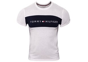 Мужская футболка Tommy Hilfiger CN SS TEE Белая UM0UM01170 100 16764 цена и информация | Мужские футболки | pigu.lt