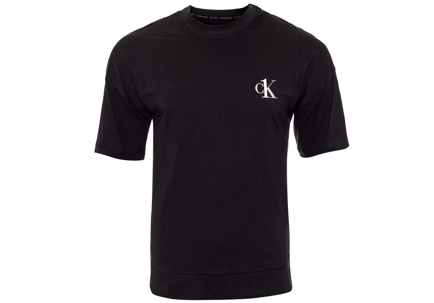 Vyriški marškinėliai Calvin Klein S/S Crew Neck Black 000NM1793E 001 17456 kaina ir informacija | Vyriški marškinėliai | pigu.lt