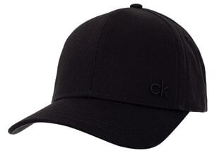 Мужская кепка Calvin Klein CK BASEBALL CAP BLACK K60K604360 001 35737 цена и информация | Мужские шарфы, шапки, перчатки | pigu.lt