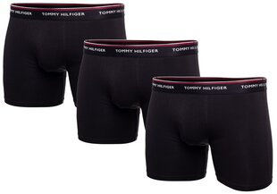 Мужские боксеры Tommy Hilfiger, 3 пары, чёрные, UM0UM00010 990 18230 цена и информация | Трусы | pigu.lt