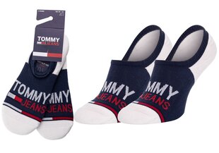 Kojinės mikro-pedutės Tommy Hilfiger, 2 poros, 100000402 002 17895 kaina ir informacija | Vyriškos kojinės | pigu.lt