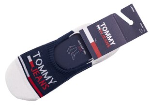 Носки-микроследки Tommy Hilfiger, 2 пары, темно-синие, белые, 100000403 002 17900 цена и информация | Мужские носки | pigu.lt