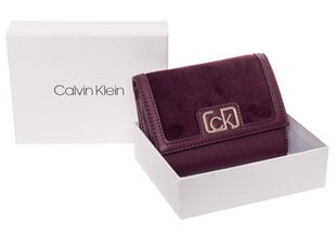 Женский кошелек Calvin Klein TRIFOLD MD V, бордовый K60K607431 GDU 36743 цена и информация | Женские кошельки, держатели для карточек | pigu.lt