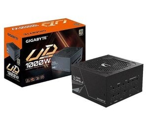 Power Supply|GIGABYTE|1000 Watts|Efficiency 80 PLUS GOLD|MTBF 100000 hours|GP-UD1000GM цена и информация | Блоки питания (PSU) | pigu.lt