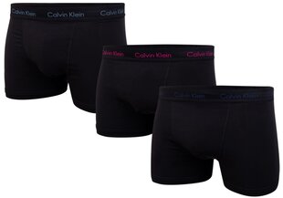 Мужские трусы Calvin Klein, 3 пары, черные, 0000U2662G 9HC 19646 цена и информация | Мужские трусы | pigu.lt