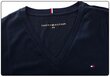 Moteriški marškinėliai TOMMY HILFIGER HERITAGE V-NECK TEE, mėlyni WW0WW24969 403 kaina ir informacija | Marškinėliai moterims | pigu.lt