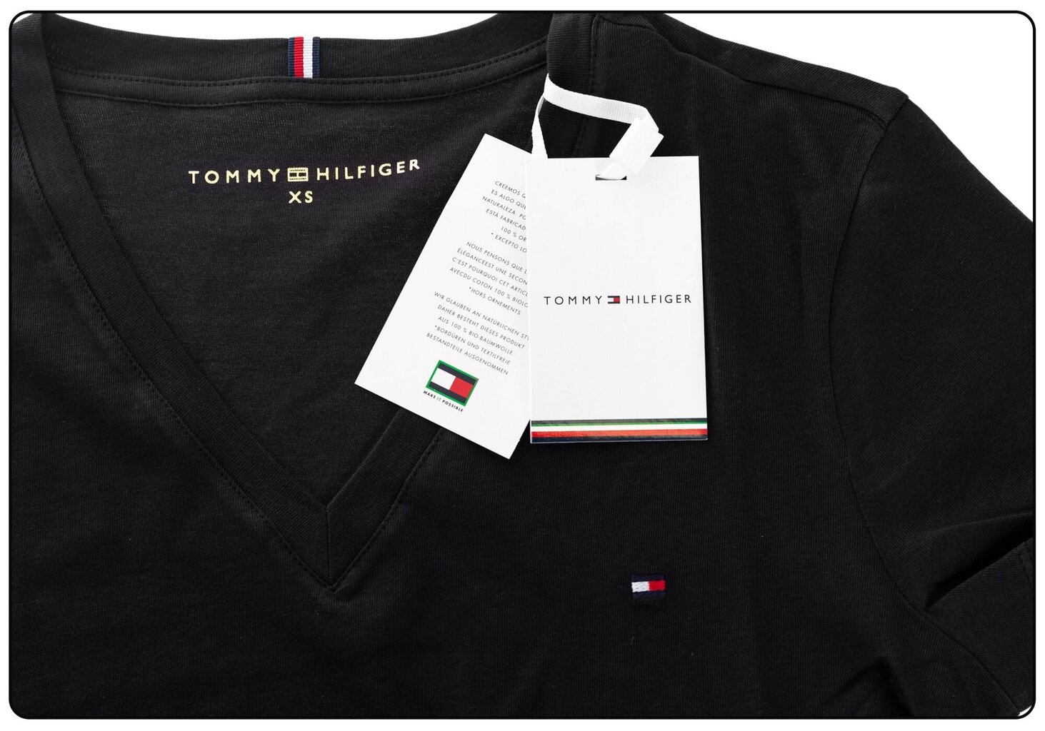 Marškinėliai moterims Tommy Hilfiger Heritage kaina ir informacija | Marškinėliai moterims | pigu.lt