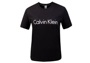 Футболка Calvin Klein T-SHIRT SS Neck Crew Black QS6105E 001 19161 цена и информация | Женские футболки | pigu.lt