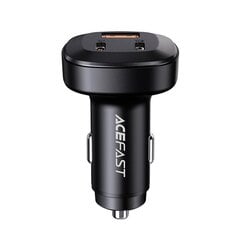 Автомобильная зарядка Acefast B3 66W 2xUSB-C+USB-A, черная цена и информация | Зарядные устройства для телефонов | pigu.lt