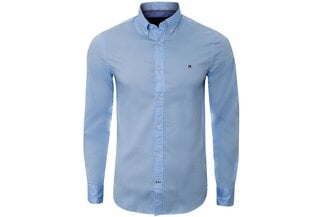 Мужская рубашка TOMMY HILFIGER CORE STRETCH SLIM POPLIN SHIRT, голубая 0867894704 474 цена и информация | Рубашка мужская | pigu.lt