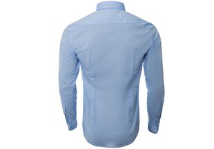 Мужская рубашка TOMMY HILFIGER CORE STRETCH SLIM POPLIN SHIRT, голубая 0867894704 474 цена и информация | Мужские рубашки | pigu.lt