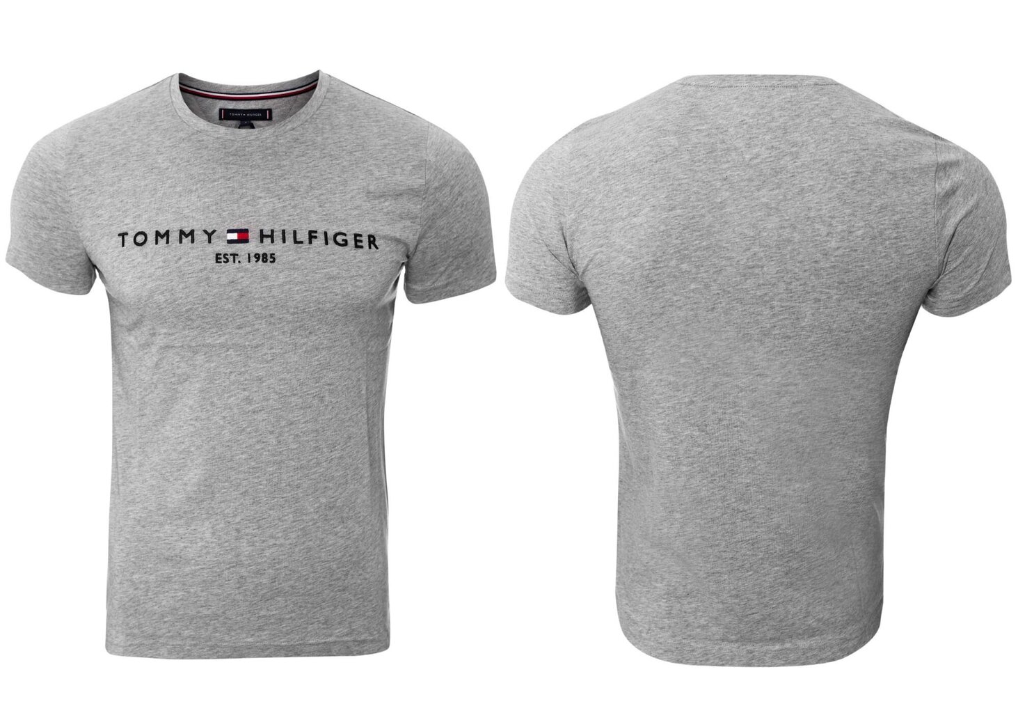 Vyriški marškinėliai TOMMY HILFIGER CORE TOMMY LOGO TEE, pilki MW0MW11465 501 цена и информация | Vyriški marškinėliai | pigu.lt