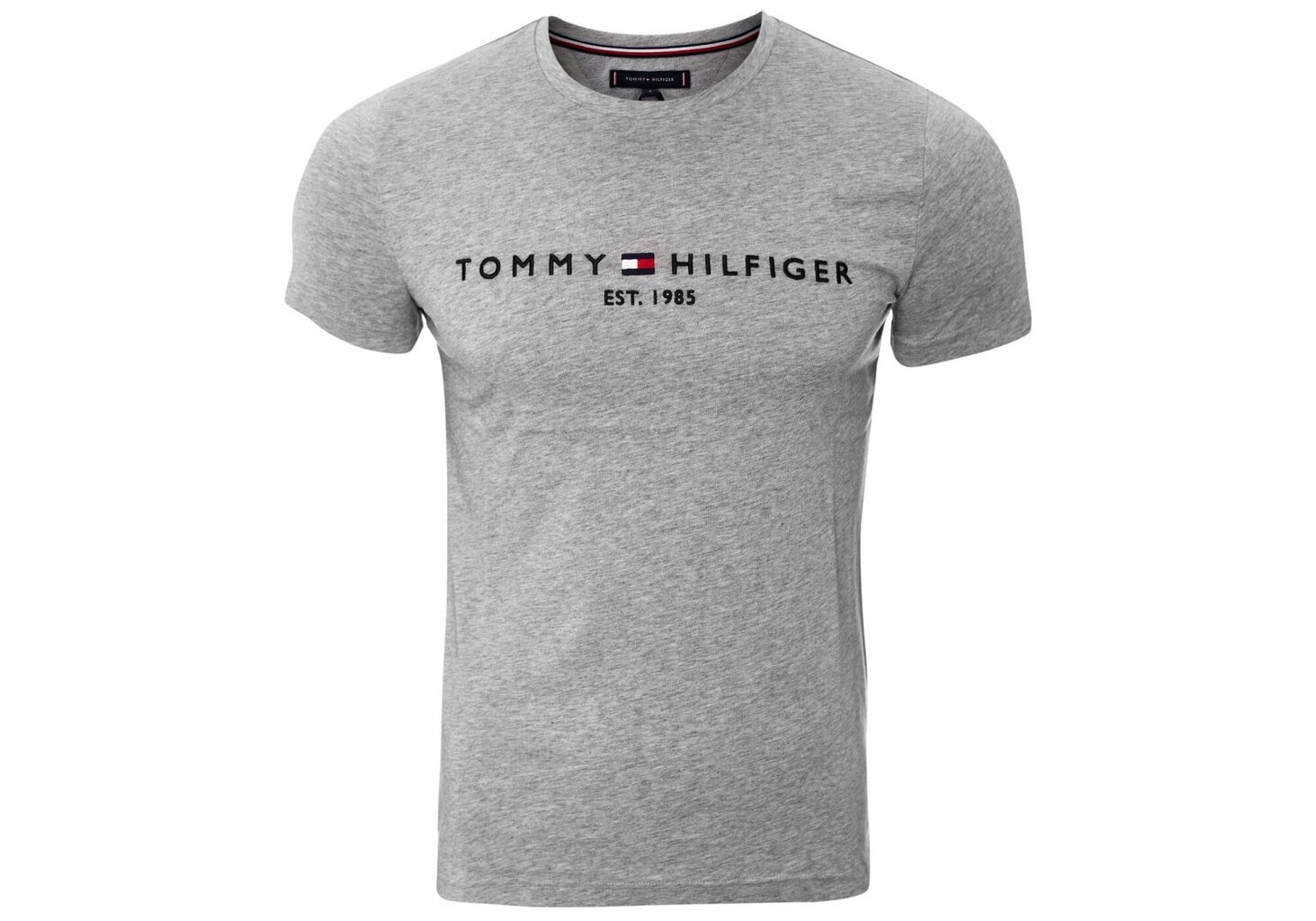 Vyriški marškinėliai TOMMY HILFIGER CORE TOMMY LOGO TEE, pilki MW0MW11465 501 цена и информация | Vyriški marškinėliai | pigu.lt