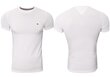 Vyriški marškinėliai TOMMY HILFIGER CORE STRETCH SLIM VNECK TEE, balti 0867896625 100 kaina ir informacija | Vyriški marškinėliai | pigu.lt