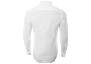 Мужская рубашка TOMMY HILFIGER CORE STRETCH SLIM POPLIN SHIRT, белая 867894704 100 цена и информация | Мужские рубашки | pigu.lt