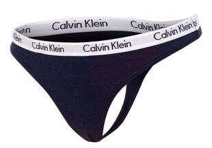 Stringai moterims Calvin Klein, mėlyni kaina ir informacija | Kelnaitės | pigu.lt