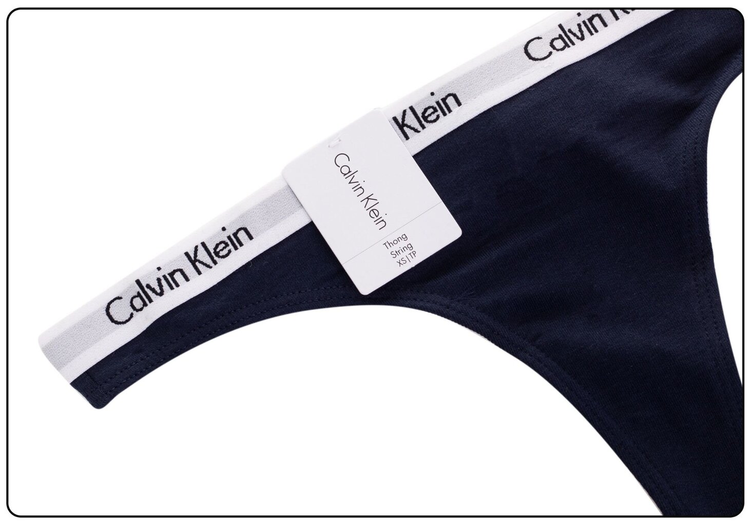 Stringai moterims Calvin Klein, mėlyni kaina ir informacija | Kelnaitės | pigu.lt