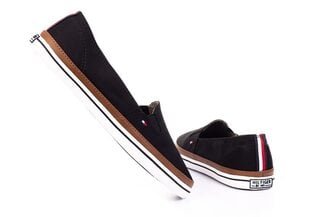 Обувь женская Tommy Hilfiger ICONIC KESHA SLIP ON BLACK FW0FW01656 990 25545 цена и информация | Спортивная обувь, кроссовки для женщин | pigu.lt