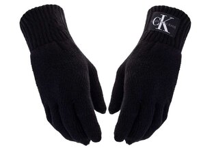 Pirštinės vyriškos Calvin Klein rudens/žiemos KNITTED MONOGRAM GLOVES BLACK K50K506447 BDS 36761 kaina ir informacija | Calvin Klein Aksesuarai vyrams | pigu.lt