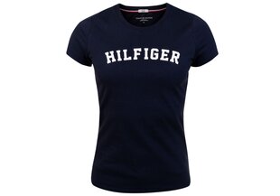 Marškinėliai moterims Tommy Hilfiger, mėlyni kaina ir informacija | Marškinėliai moterims | pigu.lt