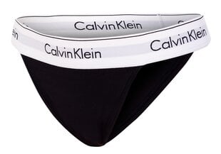 Трусики-бикини женские Calvin Klein HIGH LEG TANGA BLACK 000QF4977A 001 19965 цена и информация | Трусики | pigu.lt