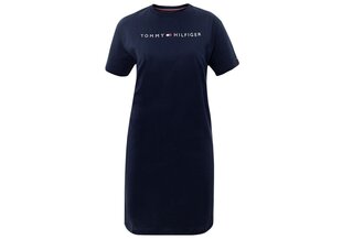 Tommy Hilfiger RN DRESS HALF SLEEVE NAVY UW0UW01639 416 2547777 S kaina ir informacija | Naktiniai, pižamos moterims | pigu.lt