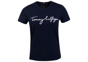 Moteriški marškinėliai Tommy Hilfiger HERITAGE CREW NECK GRAPHIC TEE TAVE WW0WW24967 403 25452 XS kaina ir informacija | Marškinėliai moterims | pigu.lt
