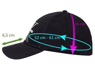 Мужская кепка Calvin Klein GLOW CAP BLACK K50K506571 BDS 36790 цена и информация | Мужские шарфы, шапки, перчатки | pigu.lt