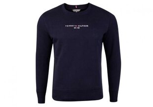 Moteriškas džemperis TOMMY HILFIGER TH ESS HILFIGER C-NK SWEATSHIRT, tamsiai mėlynas W0WW28220 DW5 kaina ir informacija | Megztiniai moterims | pigu.lt