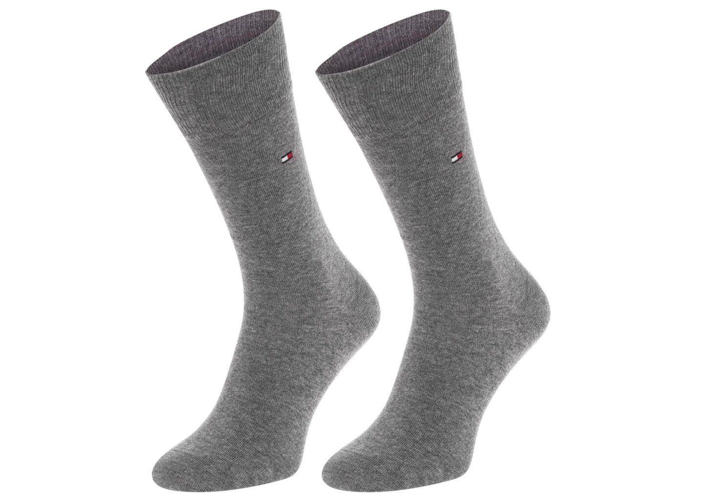 Tommy Hilfiger vyriškos kojinės 2 vnt, pilkos spalvos kaina ir informacija | Vyriškos kojinės | pigu.lt