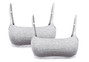 Женский бюстгальтер Calvin Klein, 2 шт. UNLINED BRALETTE GREY 000QF6040E 8HT 26068 цена и информация | Бюстгальтеры | pigu.lt