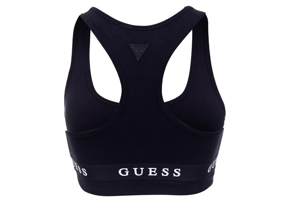 Moteriška liemenėlė Guess Aline Top Eco Stretch juoda O1GA44KABR0 JBLK 25933 XS kaina ir informacija | Liemenėlės | pigu.lt