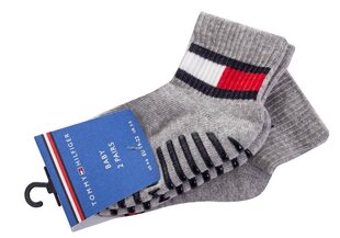 Детские носки Tommy Hilfiger, 2 пары GREY 100002319 002 25573 цена и информация | Носки, колготки для мальчиков | pigu.lt