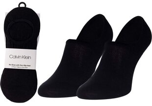 Kojinės-pėdutės, Calvin Klein, 2 poros, juodos,100001919 001 27508 kaina ir informacija | Vyriškos kojinės | pigu.lt