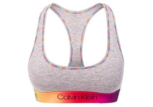 Женский спортивный бюстгальтер Bralette Calvin Klein, серый, QF6538E PGK 27694 цена и информация | Бюстгальтеры | pigu.lt