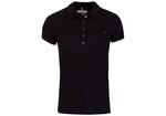 Marškinėliai-polo moteriški Tommy Hilfiger HERITAGE SHORT SLEEVE SLIM POLO BLACK 1M57636661 017 27143 XXS