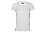 Женская рубашка-поло Tommy HilfigerHERITAGE SHORT SLEEVE SLIM POLO WHITE 1M57636661 100 27155