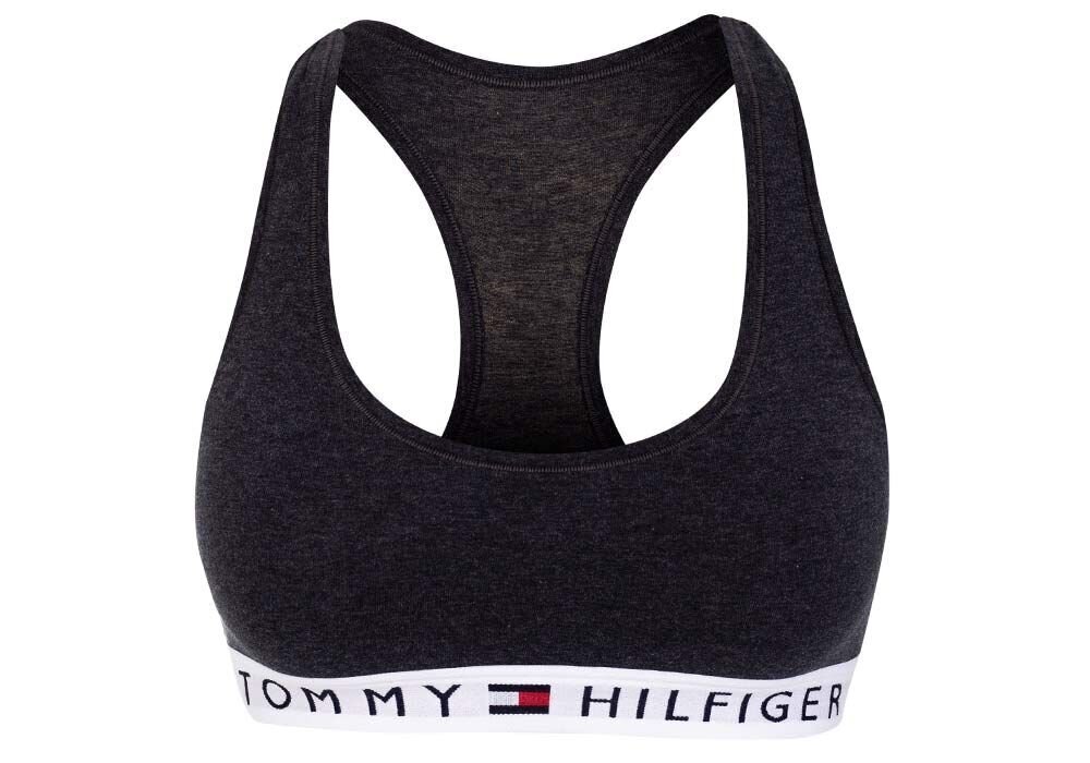 Liemenėlė moterims Tommy Hilfiger, grafito spalvos UW0UW02037 PJB 27650 XS kaina ir informacija | Sportinė apranga moterims | pigu.lt
