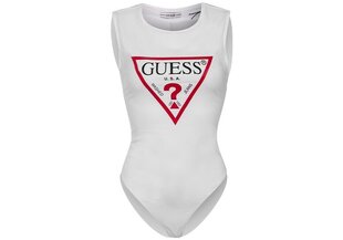 Женский боди Guess HELENA BODYSUIT WHITE W1GP36J1311 TWHT 27288 цена и информация | Женская майка из шерсти мериноса с длинным рукавом, черная | pigu.lt