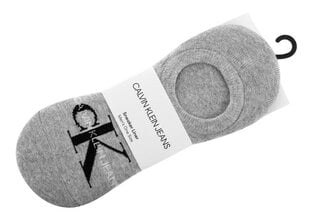 Носки следки Calvin Klein, 1 пара, серые, 100001869 003 27503 цена и информация | Мужские носки | pigu.lt