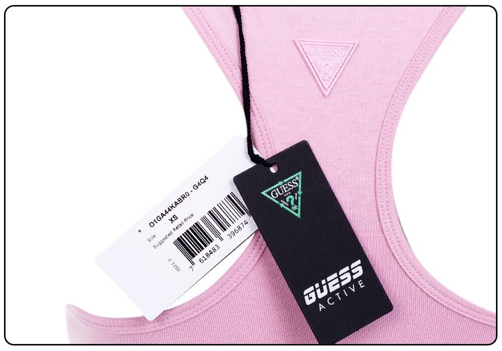 Moteriška liemenėlė Guess ALINE TOP ECO STRETCH ROŽINĖ O1GA44KABR0 G4Q4 26422 XS kaina ir informacija | Liemenėlės | pigu.lt