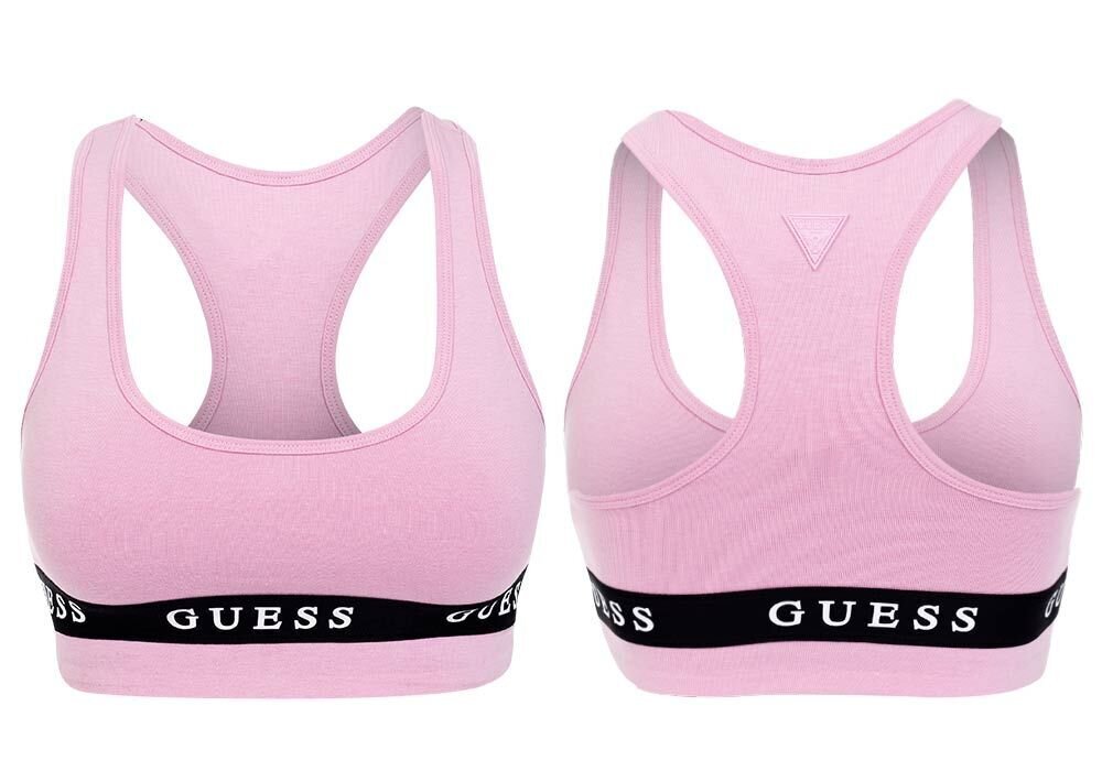 Moteriška liemenėlė Guess ALINE TOP ECO STRETCH ROŽINĖ O1GA44KABR0 G4Q4 26422 XS kaina ir informacija | Liemenėlės | pigu.lt