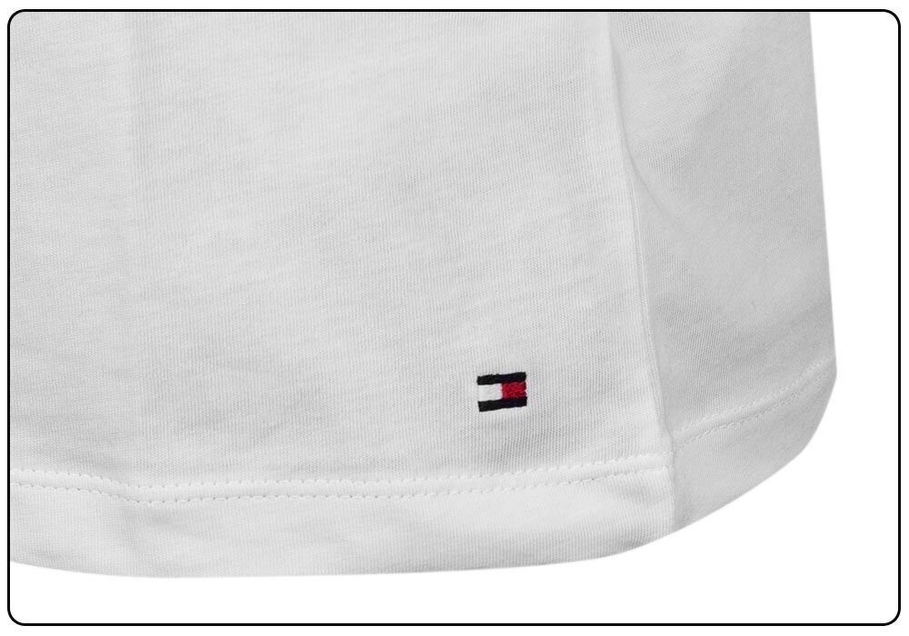 Moteriški marškinėliai Tommy Hilfiger T-SHIRT HERITAGE CREW NECK GRAPHIC TEE WHITE WW0WW24967 100 26486 XS kaina ir informacija | Marškinėliai moterims | pigu.lt