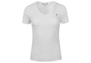 Marškinėliai moterims Tommy Hilfiger 28991, balti kaina ir informacija | Marškinėliai moterims | pigu.lt